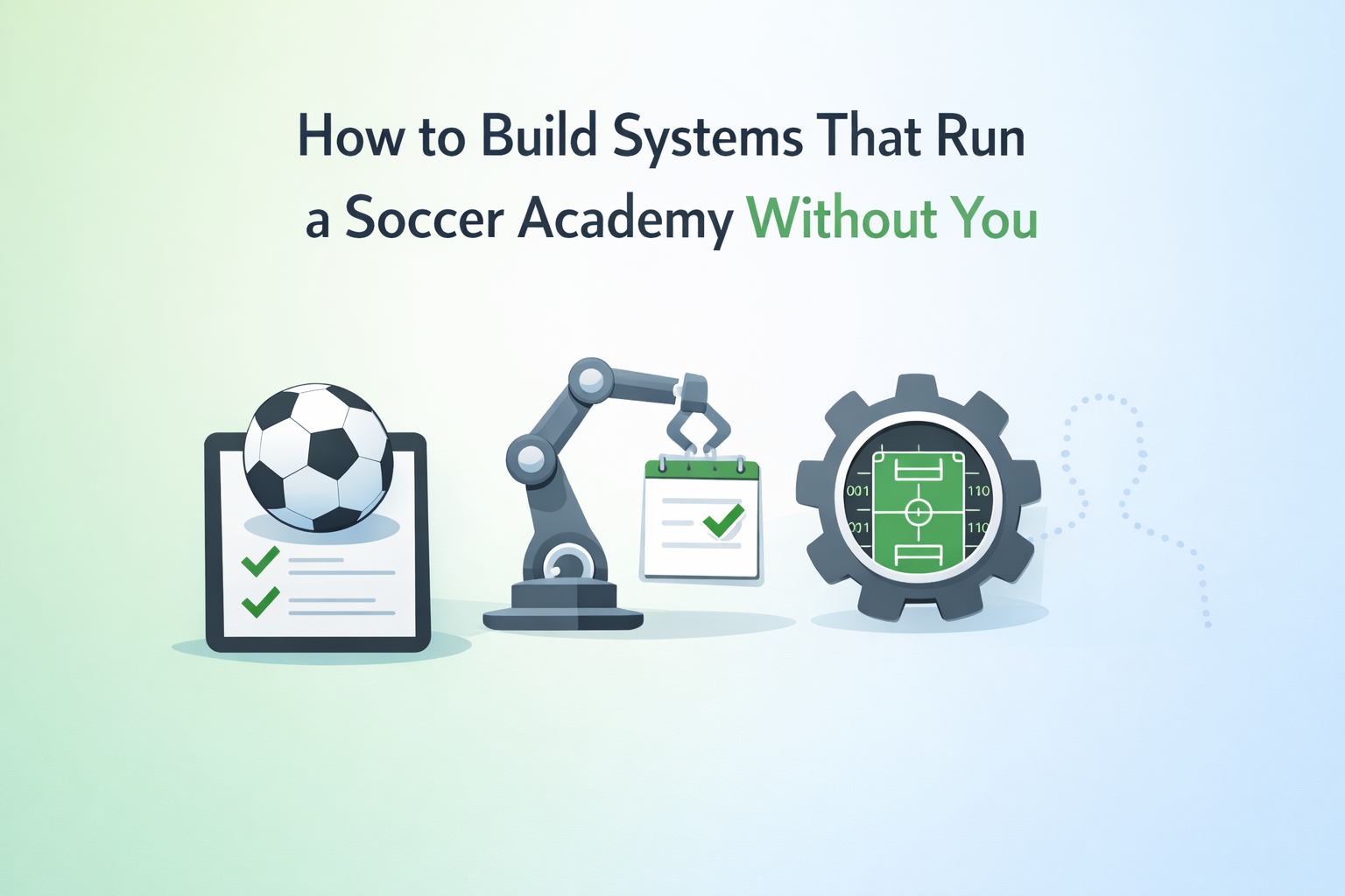 How to Build Systems That Run a Soccer Academy Without You