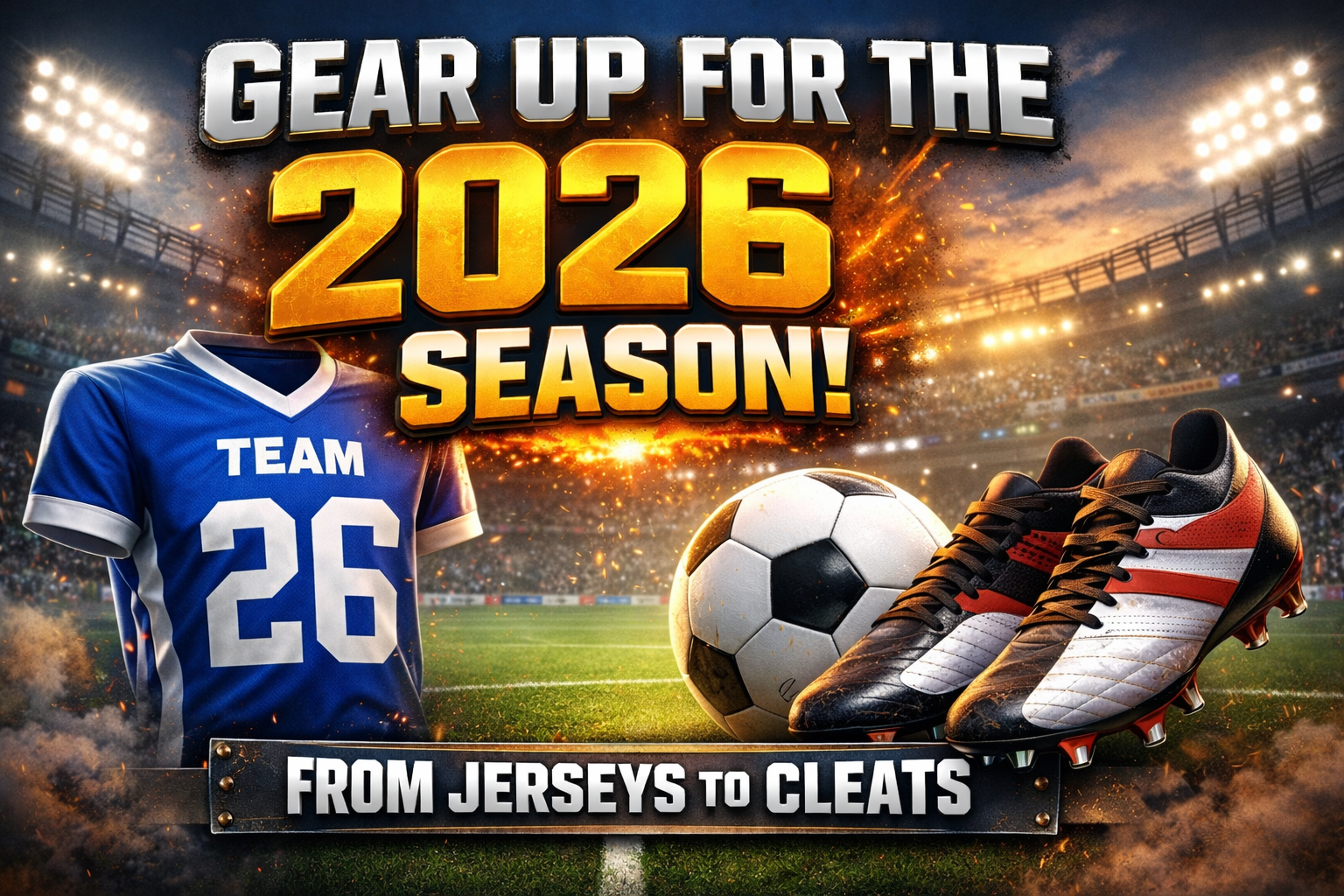 Gear Up for the 2026 Season: From Jerseys to Cleats